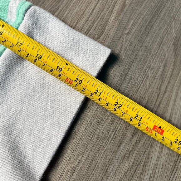 Lululemon Women's Scuba Full-Zip Hoodie - Green / White Striped - Picture 6 of 6